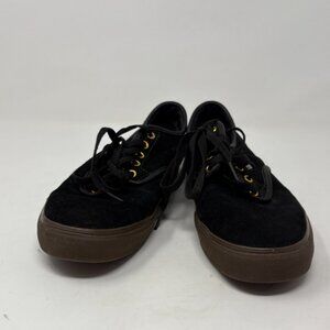Vans Shoes Mens Size 10 Authentic Black Gum Bottom Low Top Sneakers